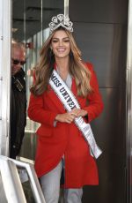 Miss Universe 2017 DEMI-LEIGH NEL-PETERS at Empire State Building in New York 11/228/2017