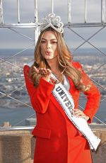Miss Universe 2017 DEMI-LEIGH NEL-PETERS at Empire State Building in New York 11/228/2017