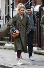 MOLLIE KING and AJ Pritchard Out for Lunch in London 11/08/2017