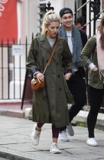 MOLLIE KING and AJ Pritchard Out for Lunch in London 11/08/2017