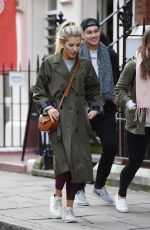 MOLLIE KING and AJ Pritchard Out for Lunch in London 11/08/2017