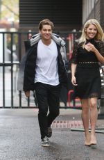 MOLLIE KING and AJ Pritchard Leaves ITV Studios in London 11/15/2017