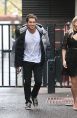 MOLLIE KING and AJ Pritchard Leaves ITV Studios in London 11/15/2017