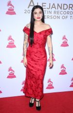 MON LAFERTE at 2017 Latin Recording Academy Person of the Year Awards in Las Vegas 11/15/2017