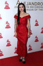 MON LAFERTE at 2017 Latin Recording Academy Person of the Year Awards in Las Vegas 11/15/2017