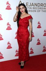 MON LAFERTE at 2017 Latin Recording Academy Person of the Year Awards in Las Vegas 11/15/2017
