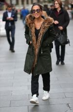 MYLEENE KLASS Arrives at Global Radio in London 11/01/2017