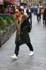 MYLEENE KLASS Arrives at Global Radio in London 11/01/2017