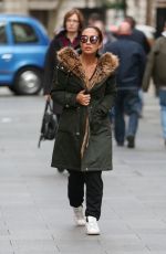 MYLEENE KLASS Arrives at Global Radio in London 11/01/2017
