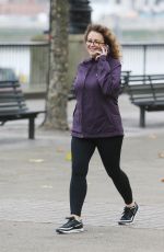 NADIA SAWALHA Out and About in London 11/09/2017