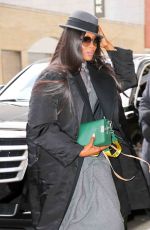 NAOMI CAMPBELL Out in New York 11/10/2017