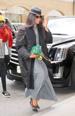 NAOMI CAMPBELL Out in New York 11/10/2017