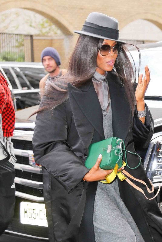 NAOMI CAMPBELL Out in New York 11/10/2017