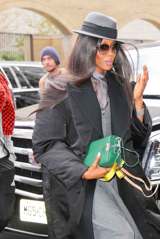 NAOMI CAMPBELL Out in New York 11/10/2017