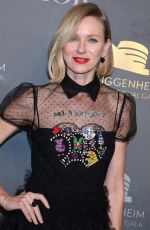 NAOMI WATTS at 2017 Guggenheim International Gala in New York 11/16/2017