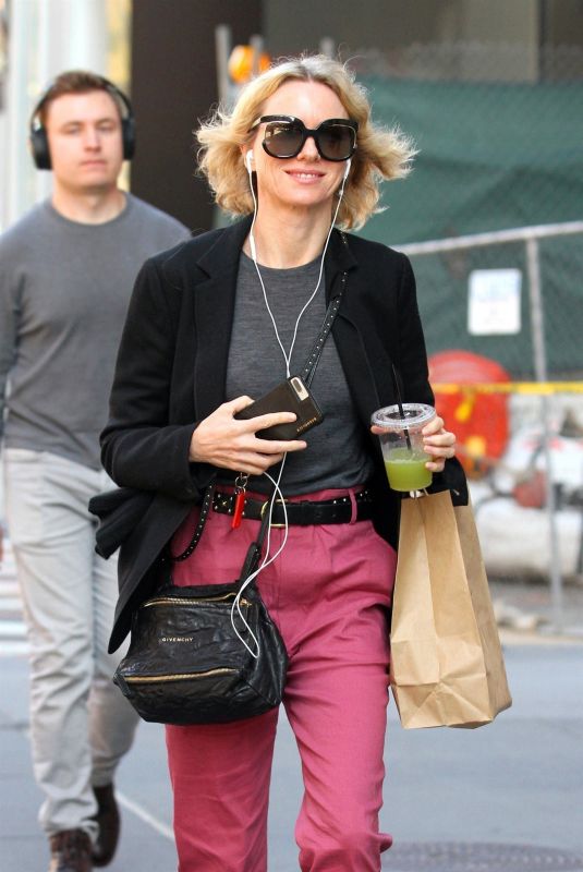 NAOMI WATTS Out in New York 11/02/2017