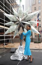 NAOMIE HARRIS at Swarovski Star Photocall at Rockefeller Center in New York 11/16/2017