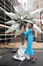 NAOMIE HARRIS at Swarovski Star Photocall at Rockefeller Center in New York 11/16/2017