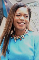 NAOMIE HARRIS at Swarovski Star Photocall at Rockefeller Center in New York 11/16/2017