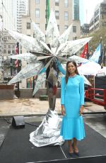 NAOMIE HARRIS at Swarovski Star Photocall at Rockefeller Center in New York 11/16/2017