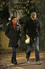 NAOMIE HARRIS Leaves a Restaurant in London 11/07/2017