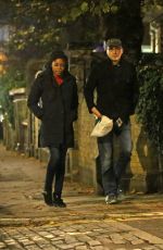 NAOMIE HARRIS Leaves a Restaurant in London 11/07/2017