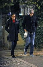 NAOMIE HARRIS Leaves a Restaurant in London 11/07/2017