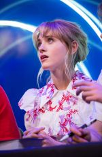 NATALIA DYER at Playstation Stand at Paris Games Week 2017 in Paris 11/02/2017