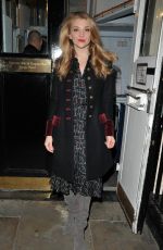 NATALIE DORMER Leaves Haymarket Theatre in London 11/23/2017