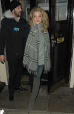 NATALIE DORMER Leaves Haymarket Theatre in London 11/27/2017