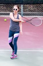 NATALIE PORTMAN at Morning Tennis Class in Los Feliz 11/15/2017