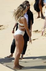 NATASHA OAKLEY in Bikinis on the Set of a Photoshoot in Sydney 11/08/2017
