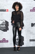 NATHALIE EMMANUEL at 2017 MTV Europe Music Awards in London 11/12/2017