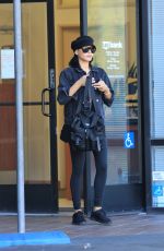 NAYA RIVERA Leaves a Bank in Los Feliz 11/14/2017