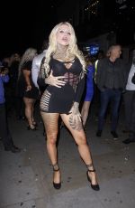 NEVAEH HEAVEN and King Of Ink Land King Body Art The Extreme Ink - Ite at Paul Raymond Awards 2017 in London 11/09/2017