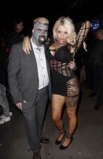 NEVAEH HEAVEN and King Of Ink Land King Body Art The Extreme Ink - Ite at Paul Raymond Awards 2017 in London 11/09/2017