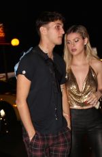 NICOLA PELTZ and Anwar Hadid Arrives at Halloween Bash in Los Angeles 11/01/2017