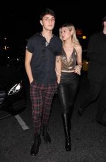 NICOLA PELTZ and Anwar Hadid Arrives at Halloween Bash in Los Angeles 11/01/2017