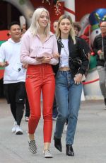 NICOLA PELTZ Out Shopping at The Grove in Hollywood 11/16/2017