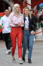 NICOLA PELTZ Out Shopping at The Grove in Hollywood 11/16/2017