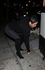 NICOLE MURPHY Leaves Delilah Club in West Hollywood 11/18/2017