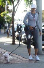 NICOLE MURPHY Out with Her Dog in West Hollywood 11/18/2017