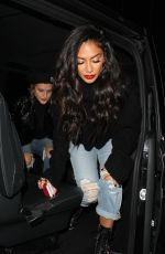 NICOLE SCHERZINGER and ASHLEY ROBERTS Night Out in London 11/02/2017