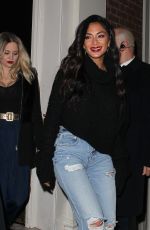 NICOLE SCHERZINGER and ASHLEY ROBERTS Night Out in London 11/02/2017