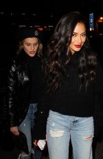 NICOLE SCHERZINGER and ASHLEY ROBERTS Night Out in London 11/02/2017