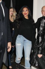 NICOLE SCHERZINGER and ASHLEY ROBERTS Night Out in London 11/02/2017