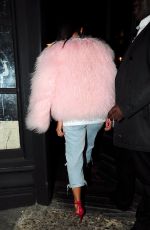 NICOLE SCHERZINGER Arrives at Bull in a China Shop in Shoreditch 11/04/2017