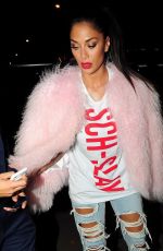 NICOLE SCHERZINGER Arrives at Bull in a China Shop in Shoreditch 11/04/2017