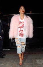 NICOLE SCHERZINGER Arrives at Bull in a China Shop in Shoreditch 11/04/2017