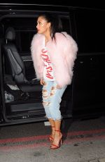 NICOLE SCHERZINGER Arrives at Bull in a China Shop in Shoreditch 11/04/2017